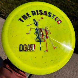 DGA Discs Yellow Disaster Stamp 170-172g SF Disc Golf Frisbee